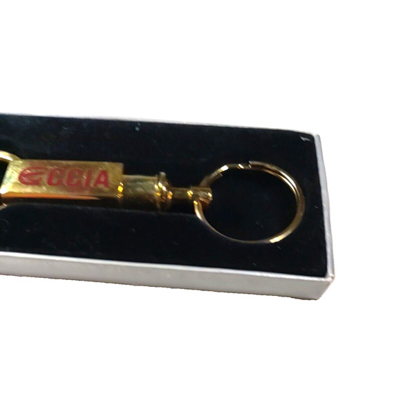 Barlow CCIA Extender Keychain Gold Tone In Box - Picture 2 of 12